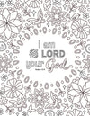 Color the Bible for Girls: Paperback / English