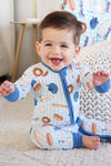 Ballpark Bros Convertible Zip Romper
