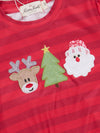 Jolly Reindeer Striped Outfit