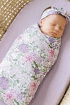 Knit Large Bow Headwrap | Lavender Lullaby