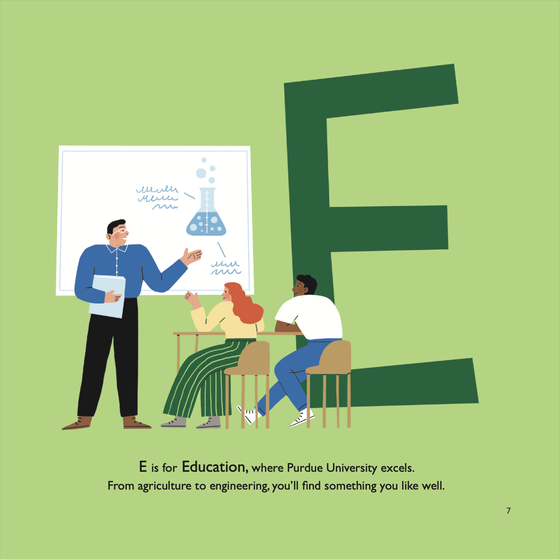 Purdue University A to Z Children's Book Officially Licensed