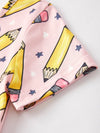 Back to School Pencil Print Girls Dress