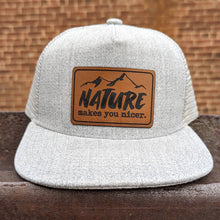  Grey Nature Lover Trucker Hat for Outdoor Summer Kids