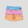 Flag Man Ice Cream Sundae Air Mesh Shorts