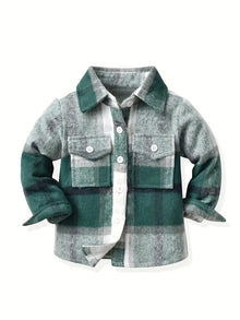  Dark Green Flannel