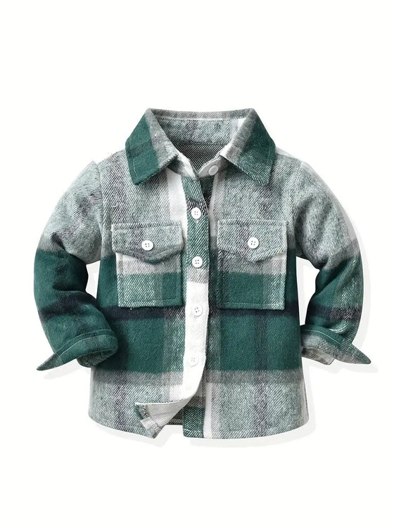 Dark Green Flannel