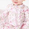 Bows in Bloom Ruffle Zipper Footie