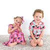 George Blue Flag ORGANIC COASTAL SET 4th of July