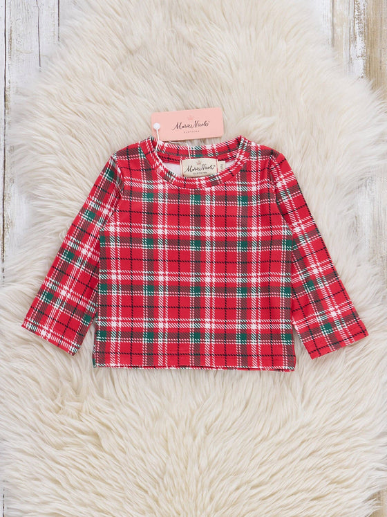 Sleepy Santa Embroidered Overall Romper Set