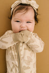 Neutral Bows Bamboo Sleeper