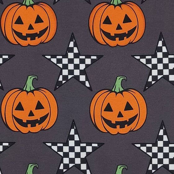 Starry Pumpkin Boy Romper