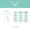 Bumble Ruffle Zip Bamboo Baby Sleepies Little Outfit