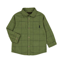  Green Long Sleeve Corduroy Overshirt