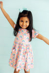 Watercolor Rainbows Pocket Twirl Dress