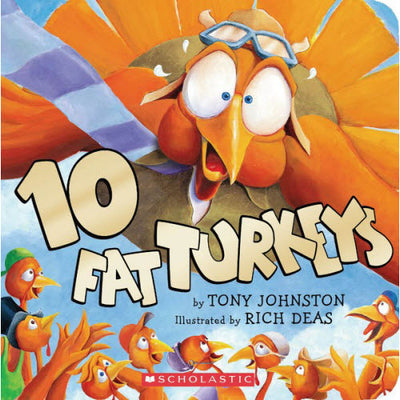Ten Fat Turkeys Board Book