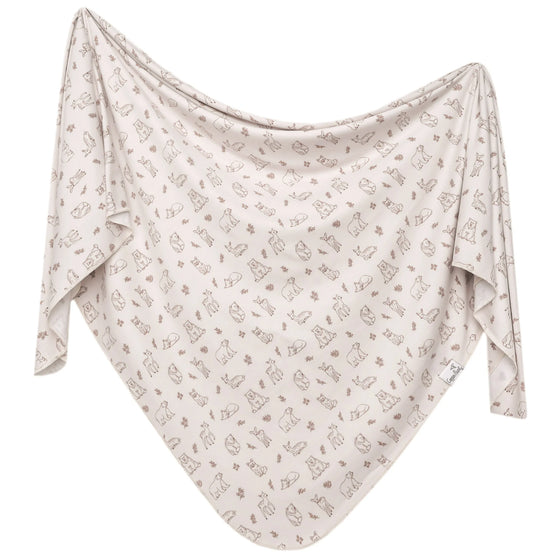 Knit Swaddle Blanket- Dylan