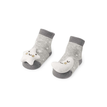 Rattle Toe Moon and Star Baby Socks