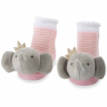  Rattle Toe Princess Elephant Baby Socks