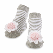  Flower Rattle Toe Baby Socks