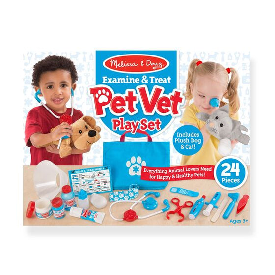 Melissa & Doug- Examine & Treat Pet Vet Play Set
