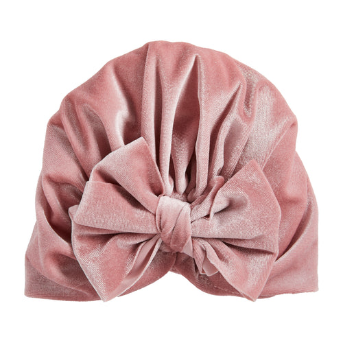 Pink Velvet Bow Hat