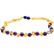  Amber Teething Necklace-Amethyst