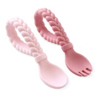  Sweetie Spoons™ Spoon + Fork Set-Pink