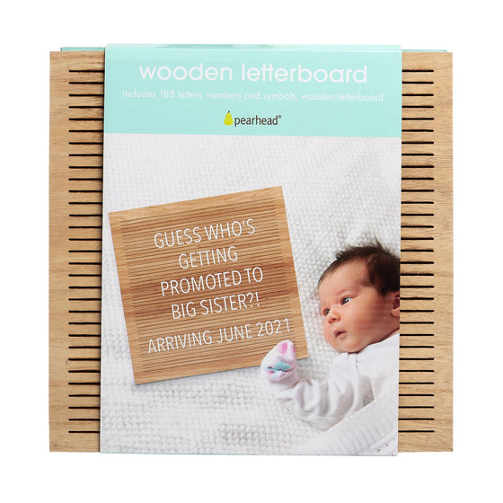 Letter Board Set- Natural Wood