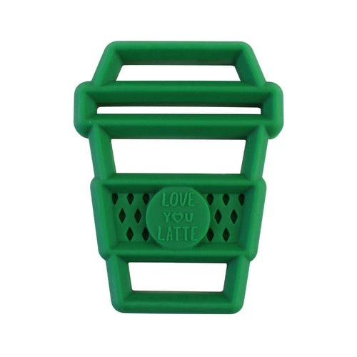 Chew Crew Teether- Latte Coffee Cup