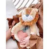 Itzy Lovey Lion Plush with Silicone Teether Toy