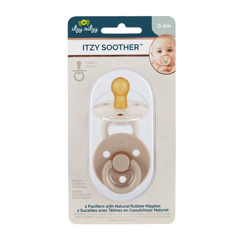 NEW Itzy Soother™ Neutral Natural Rubber Pacifier Sets