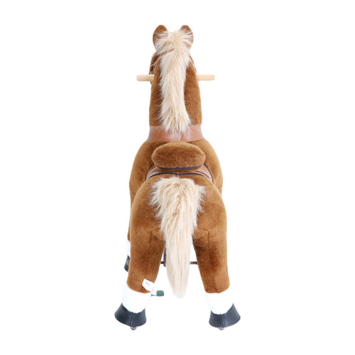 Brown Horse with White Hooves, Small (Ages 3-5)