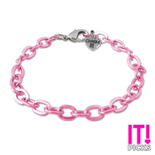  Pink Chain Link Bracelet