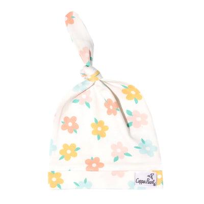 Copper Peal Top Knot Hat- Daisy