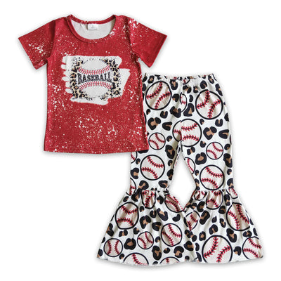 Baseball Bleached Shirt Leopard