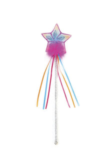  Glitter Rainbow Wand Hot Pink