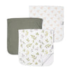 Set of Three Premium Burp Cloth - Haven