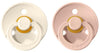 BIBS Colour Pacifier 2 PK- Ivory/Blush