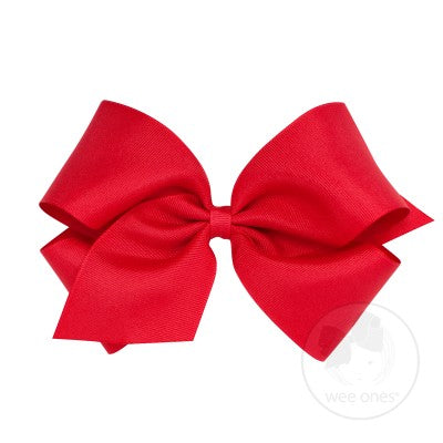 King Classic Grosgrain Bow- Red