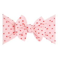  Pattern Shabby Knot- Pink With Red Dots