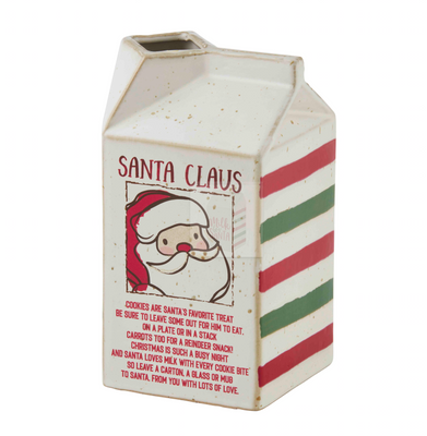 Santa Milk Carton