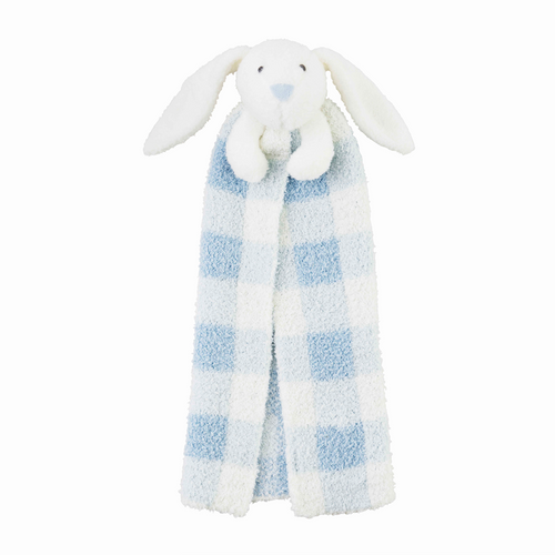 Blue Bunny Lovey Blanket