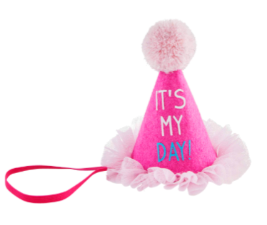 Musical Pink It's My Day Birthday Hat