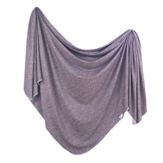 Knit Swaddle Blanket - Violet