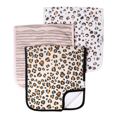 Set of Three Premium Burp Cloth - Zara