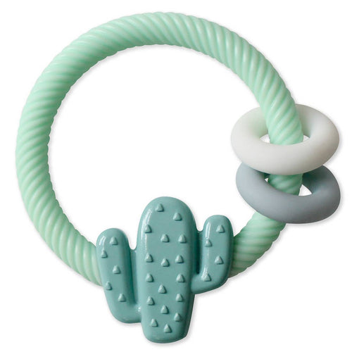 Cactus Mint Ritzy Rattle Teether