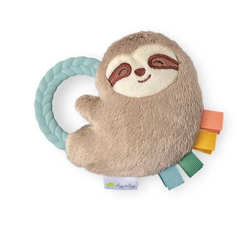 Sloth Ritzy Rattle Pal Plush with Teether