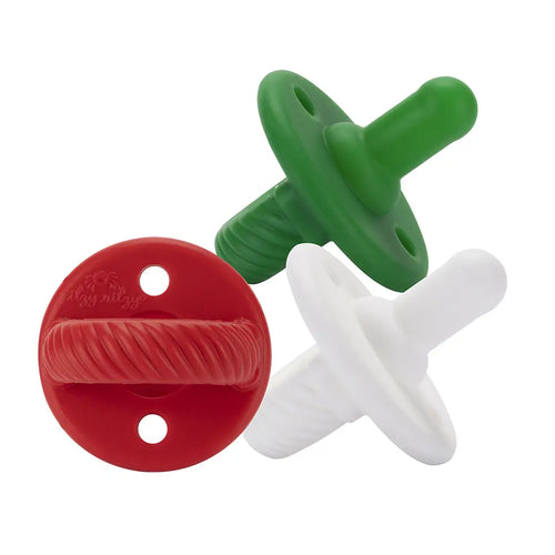 Sweetie Soother Cable Pacifier Set 3- Holiday