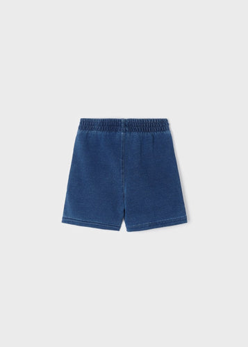 Cotton Toddler Boy Shorts- Dark Blue