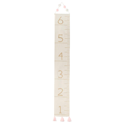 Pink and Gold Tassel Growth Chart